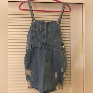 Denim Skirt Overall
